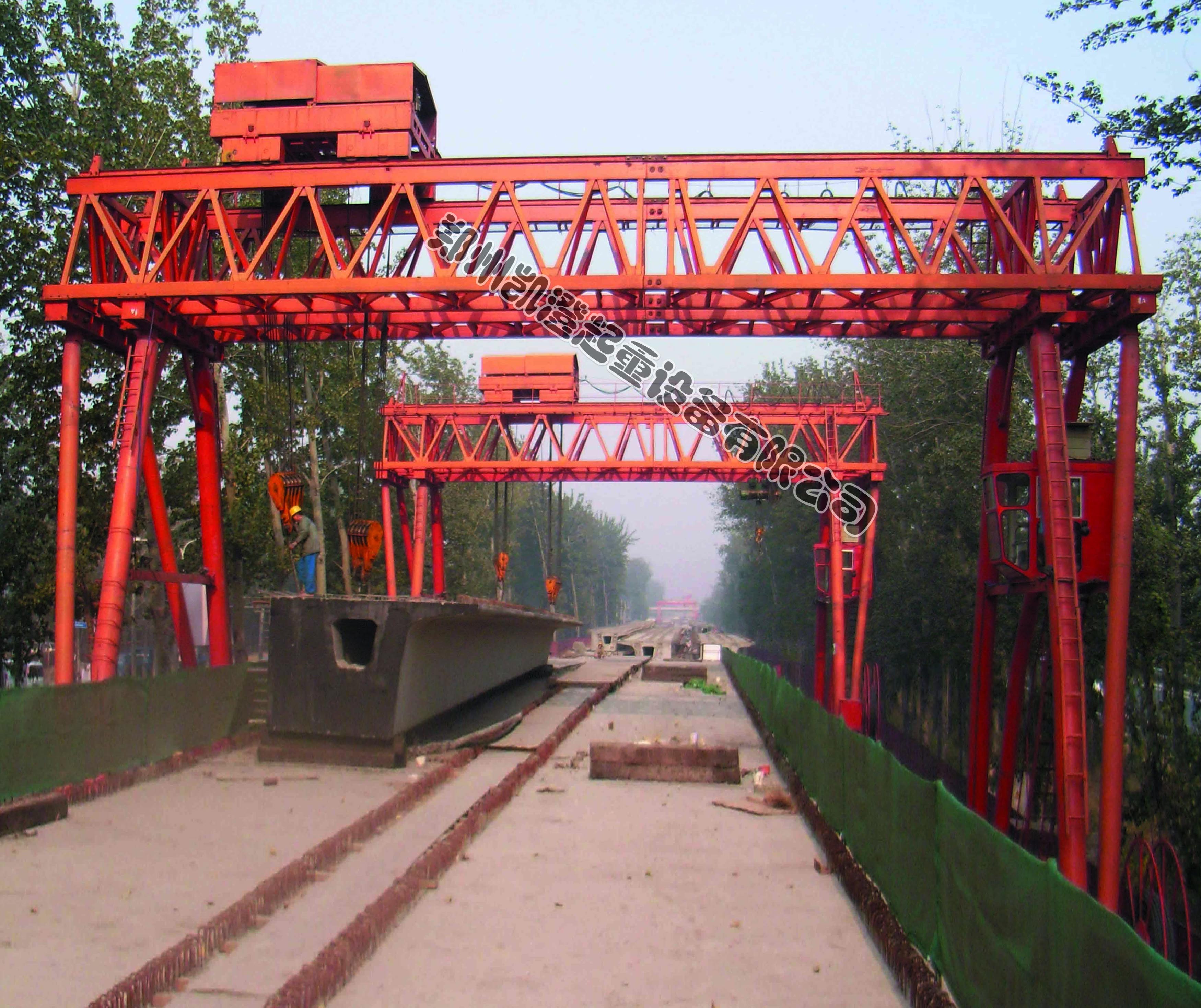 北京機場線輕軌制梁橋